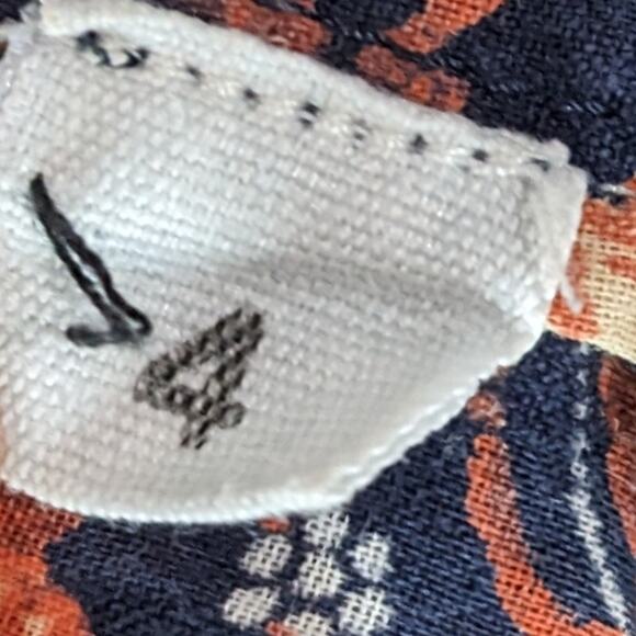 Ulla Johnson Delphine Floral Ruffle Jumpsuit Navy Blue Multi Women's Size 4 - Picture 12 of 12